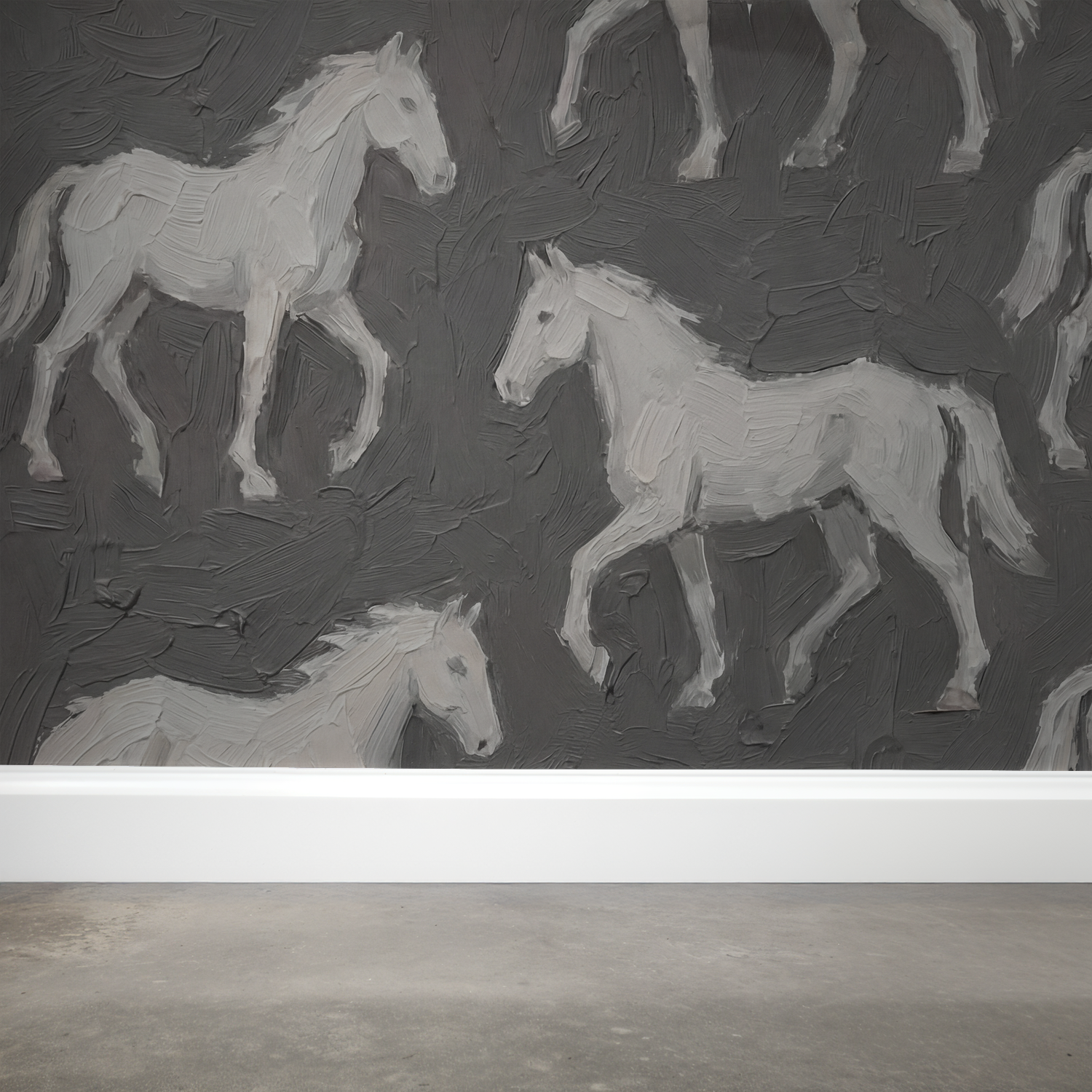 Canyon Canter (Gray) Wallpaper