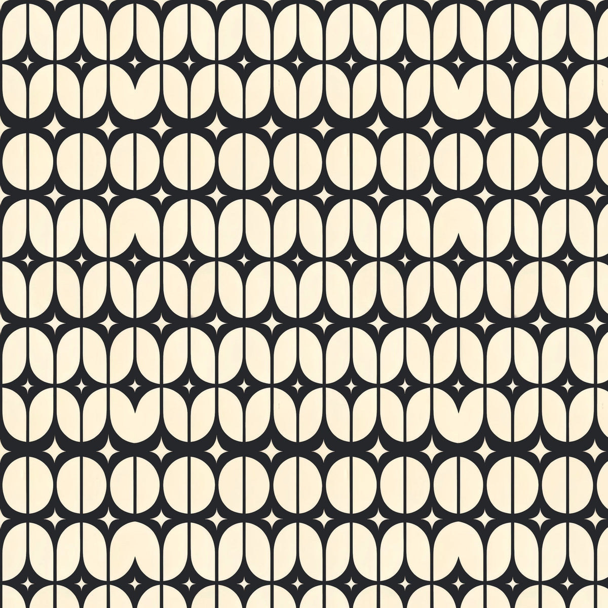 Eclipse Tile Wallpaper - 6 FT H X 30 FT W Traditional