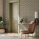Peaceful Botanical Wallpaper - 4 FT H X 13 FT W Peel and Stick sample
