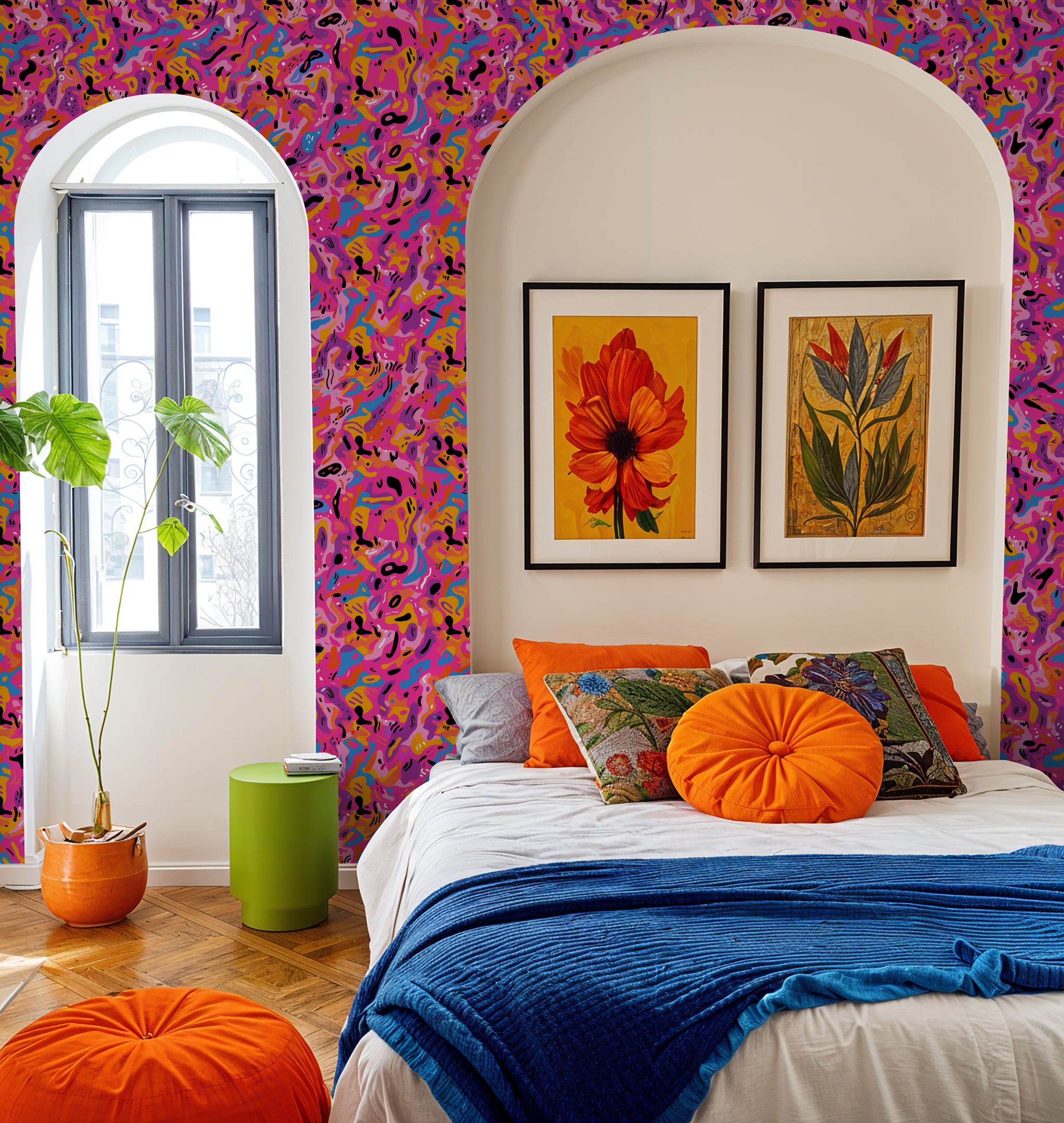 Kimi Wallpaper - 6 FT H X 28.5 FT W P&S