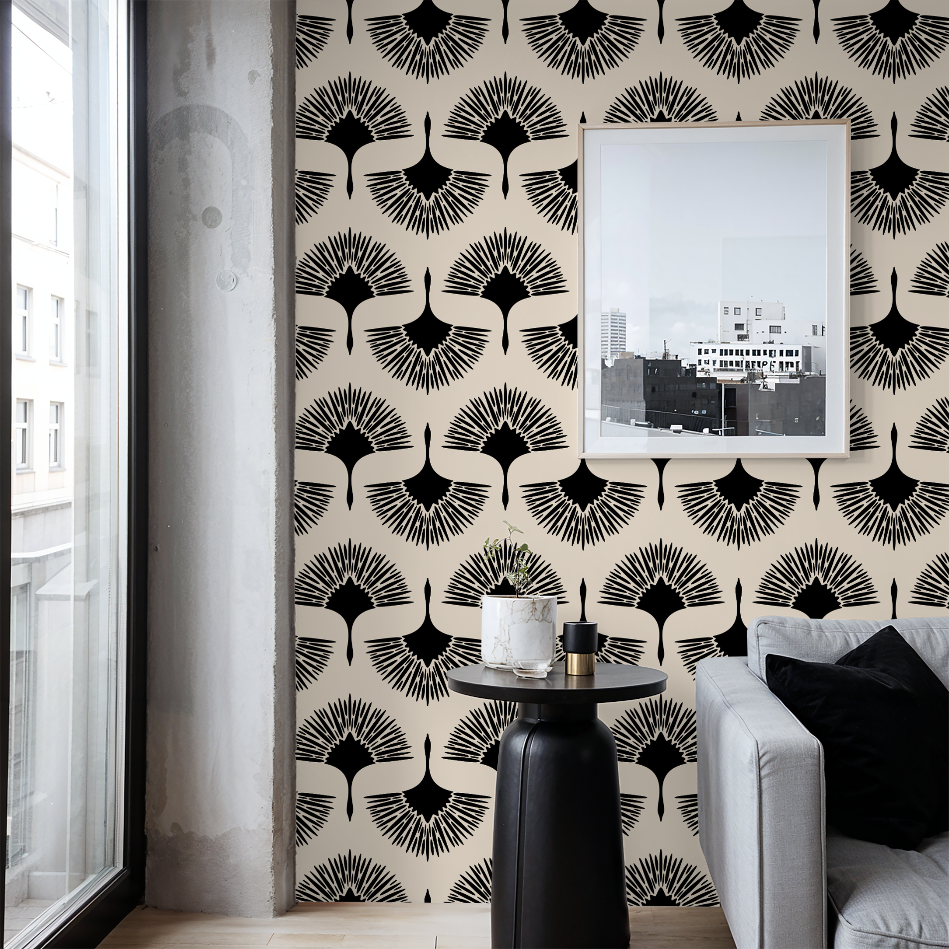 The Alba Wallpaper - 8 FT H X 7.9 FT W LUXE