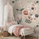 Terracotta Blooms Wallpaper - 2 FT H X 9.5 FT W LUXE sample