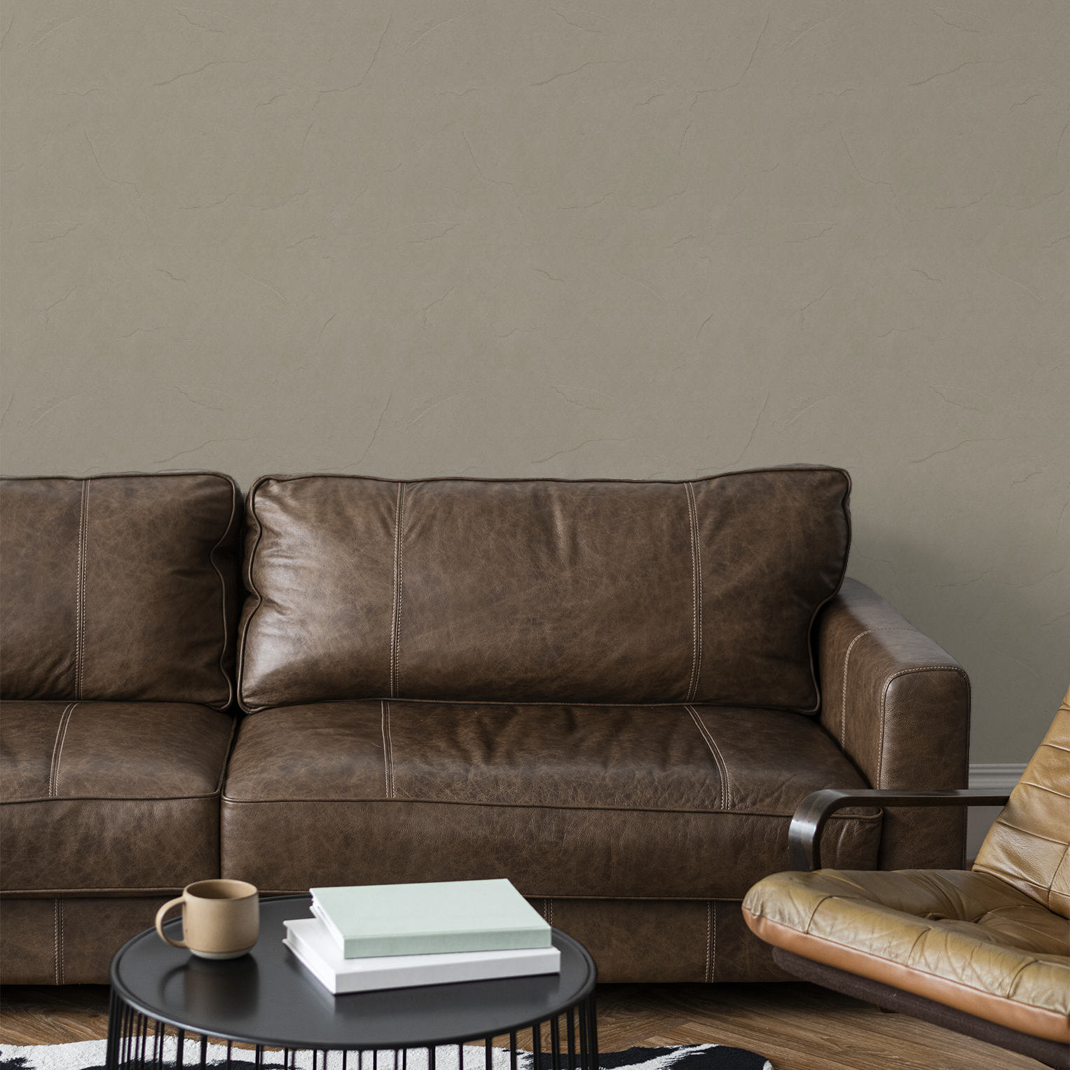 Plaster (Gray) Wallpaper