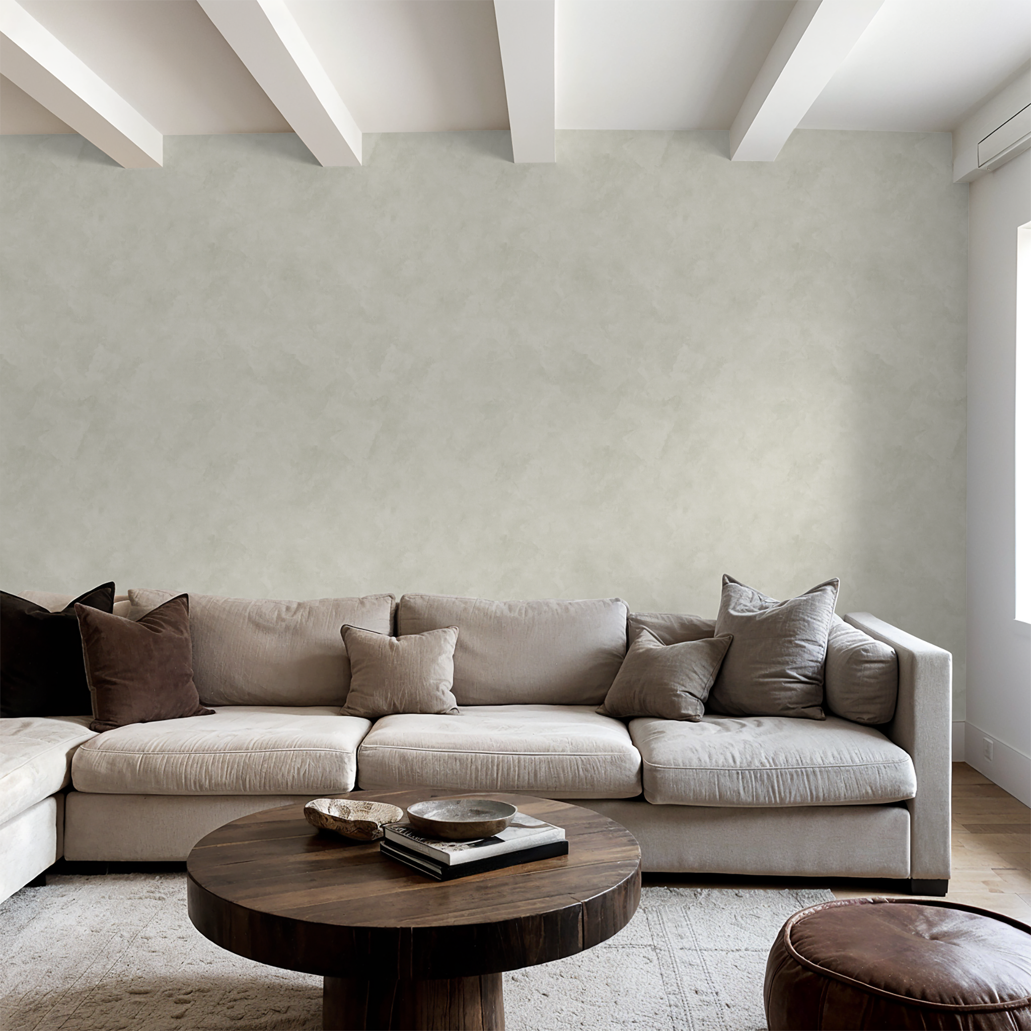 Roman Clay (Cream) Wallpaper