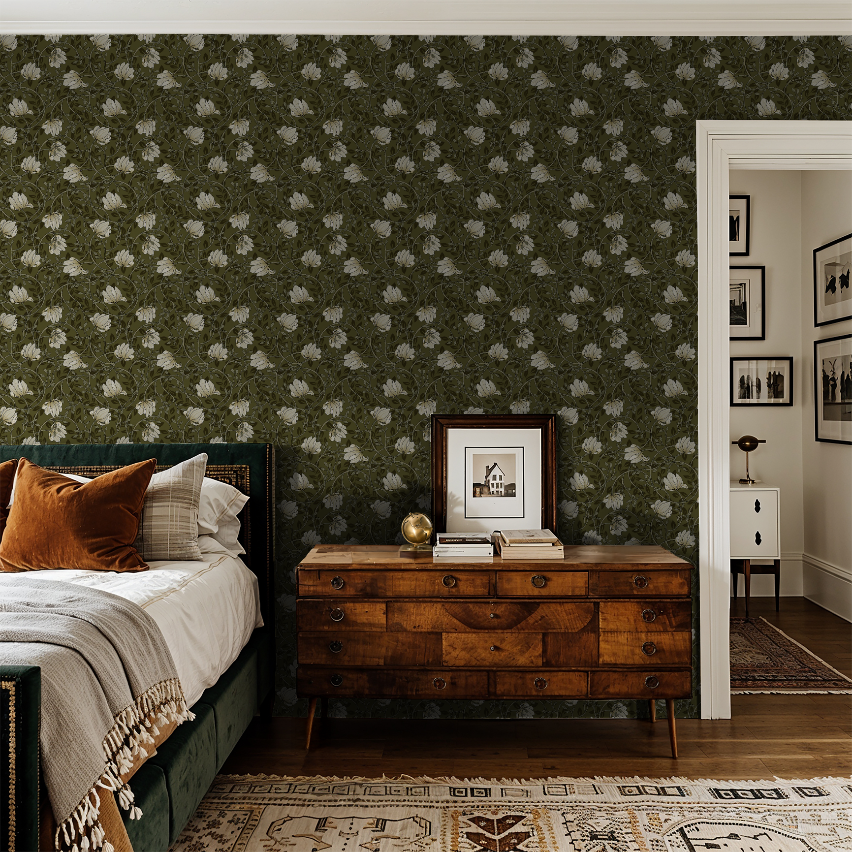 Ever Eden (Green) Wallpaper