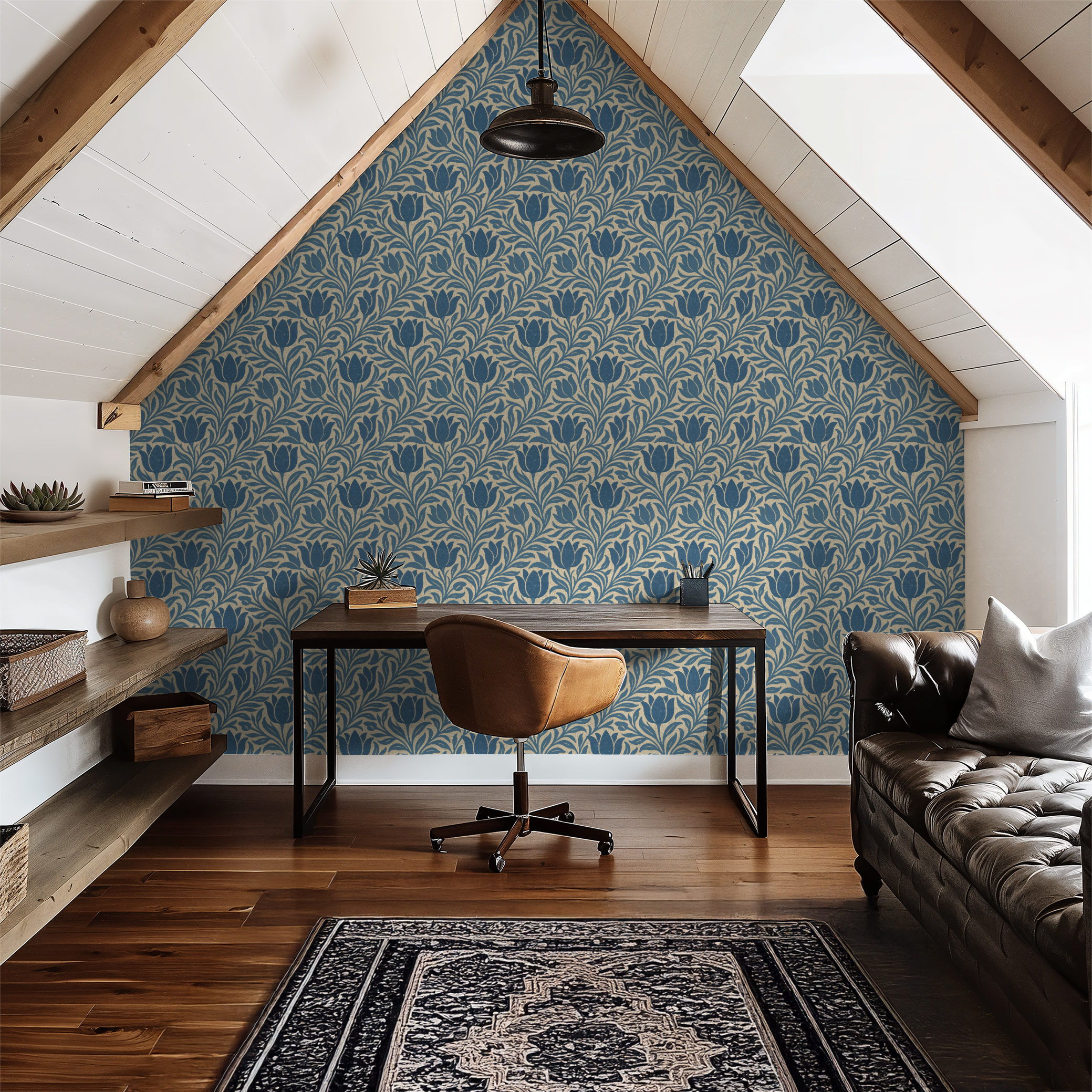 Blue Petals Wallpaper