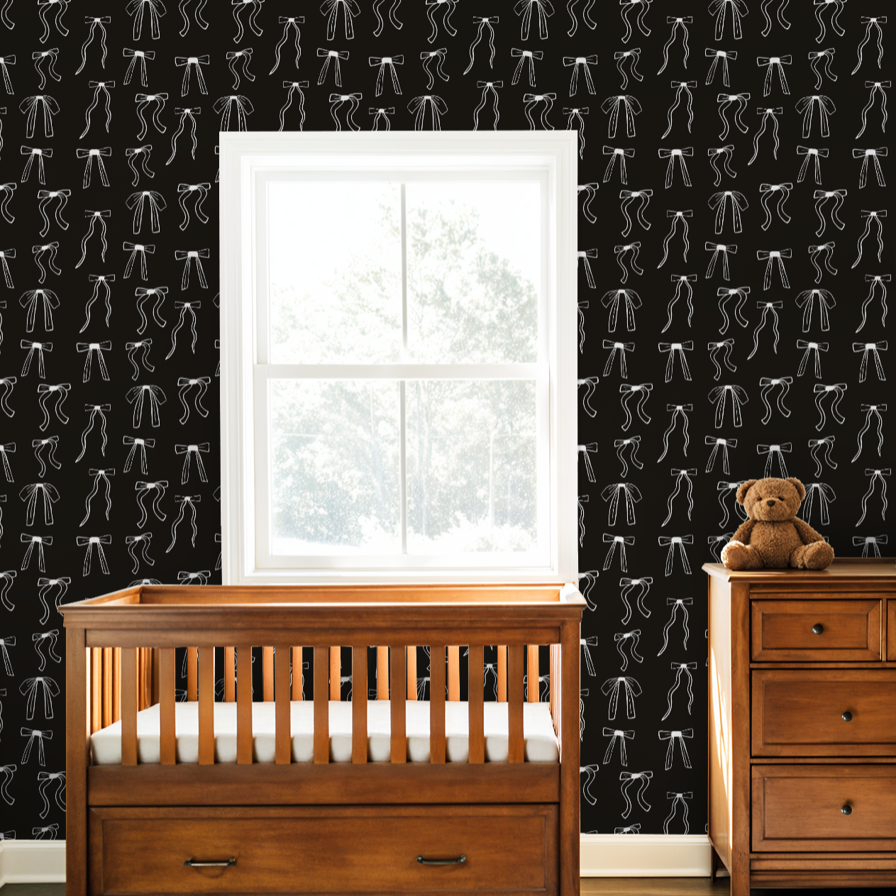 Perfectly Tied (Black) Wallpaper