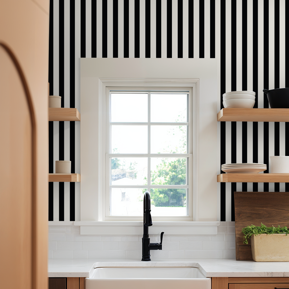 Landis Lane (Black) Wallpaper