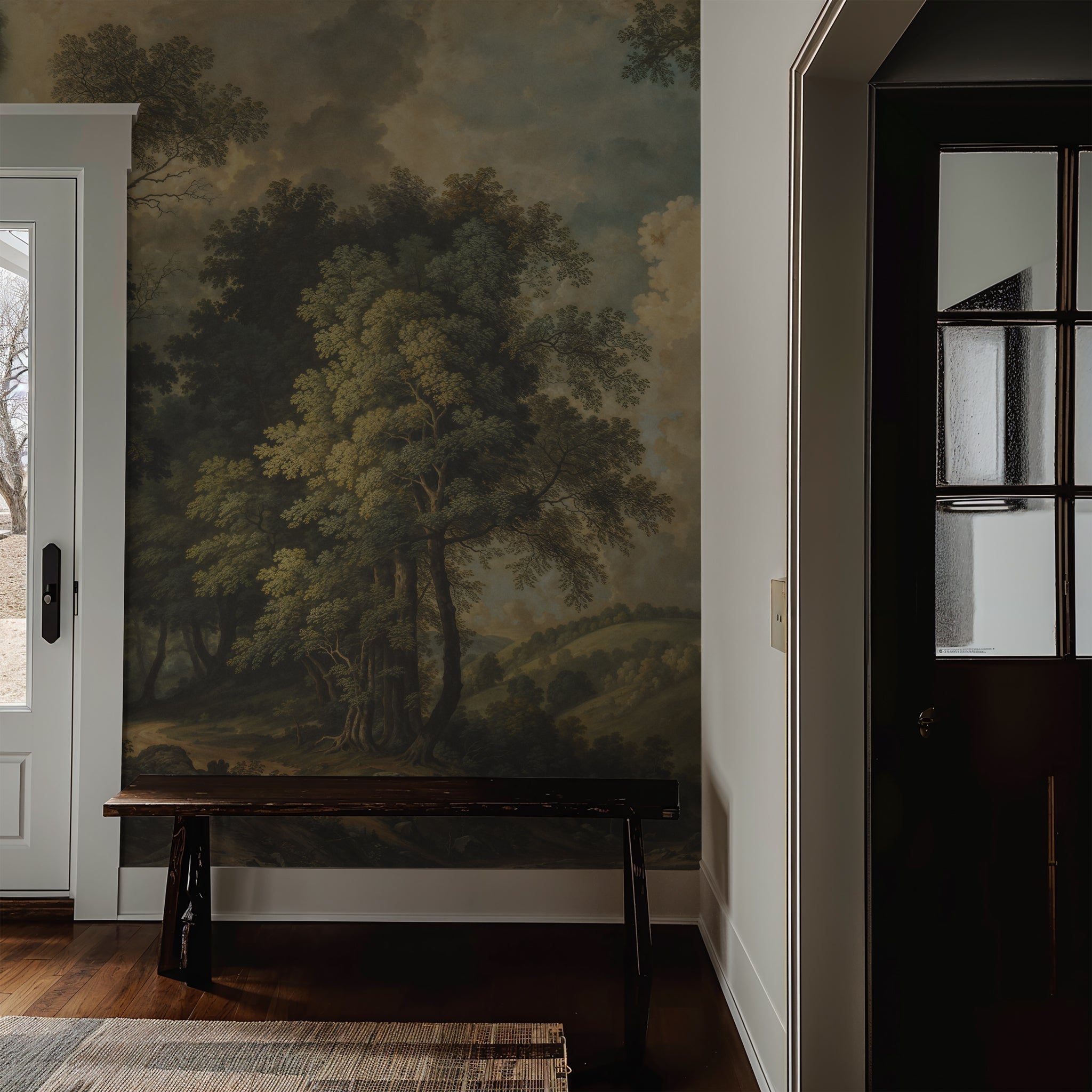 Wedded Woodland's Wallpaper - 8 FT H X 10 FT W Peel and Stick