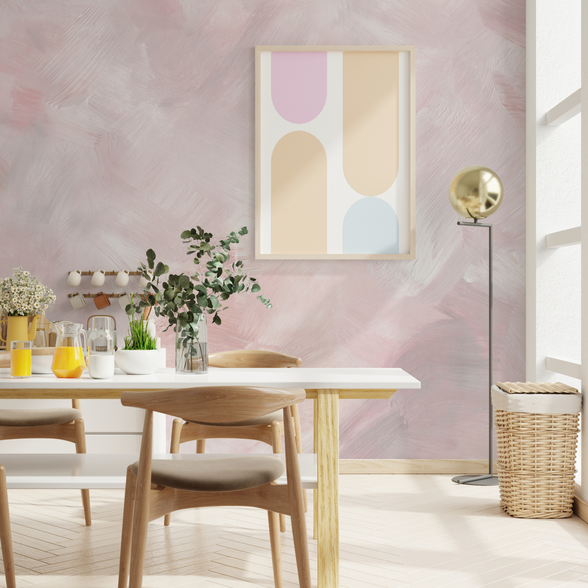 Aesthetic Wallpaper - 10 FT H X 14 FT W Traditional