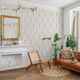 Don't Judge Me Wallpaper - 8 FT H X 36.4 FT W LUXE sample
