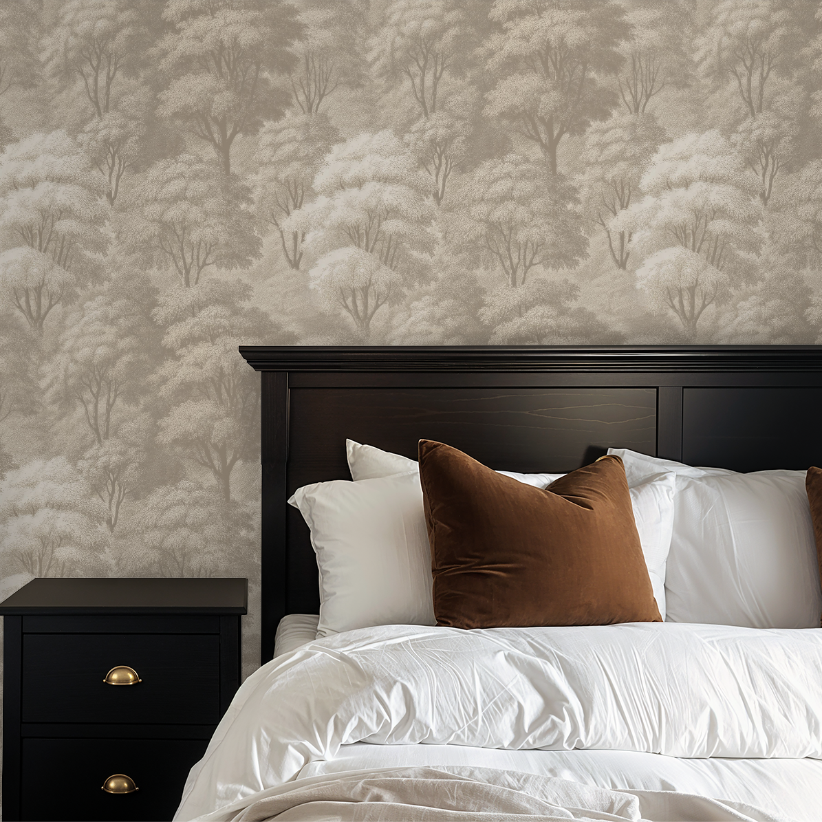 Elmira (Cream) Wallpaper