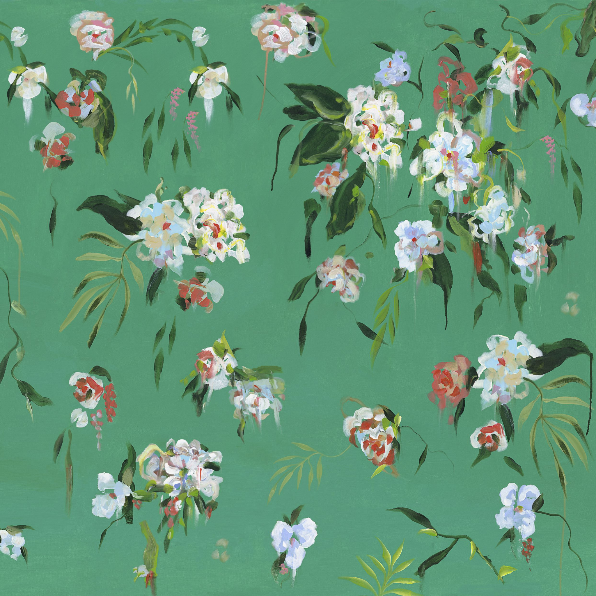 The Grove Wallpaper - 10 FT H X 12 FT W Luxe Peel and Stick