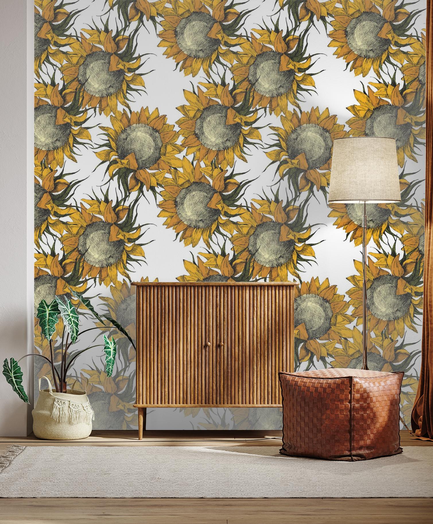 Arie Wallpaper - 10 FT H X 9.5 FT W LUXE