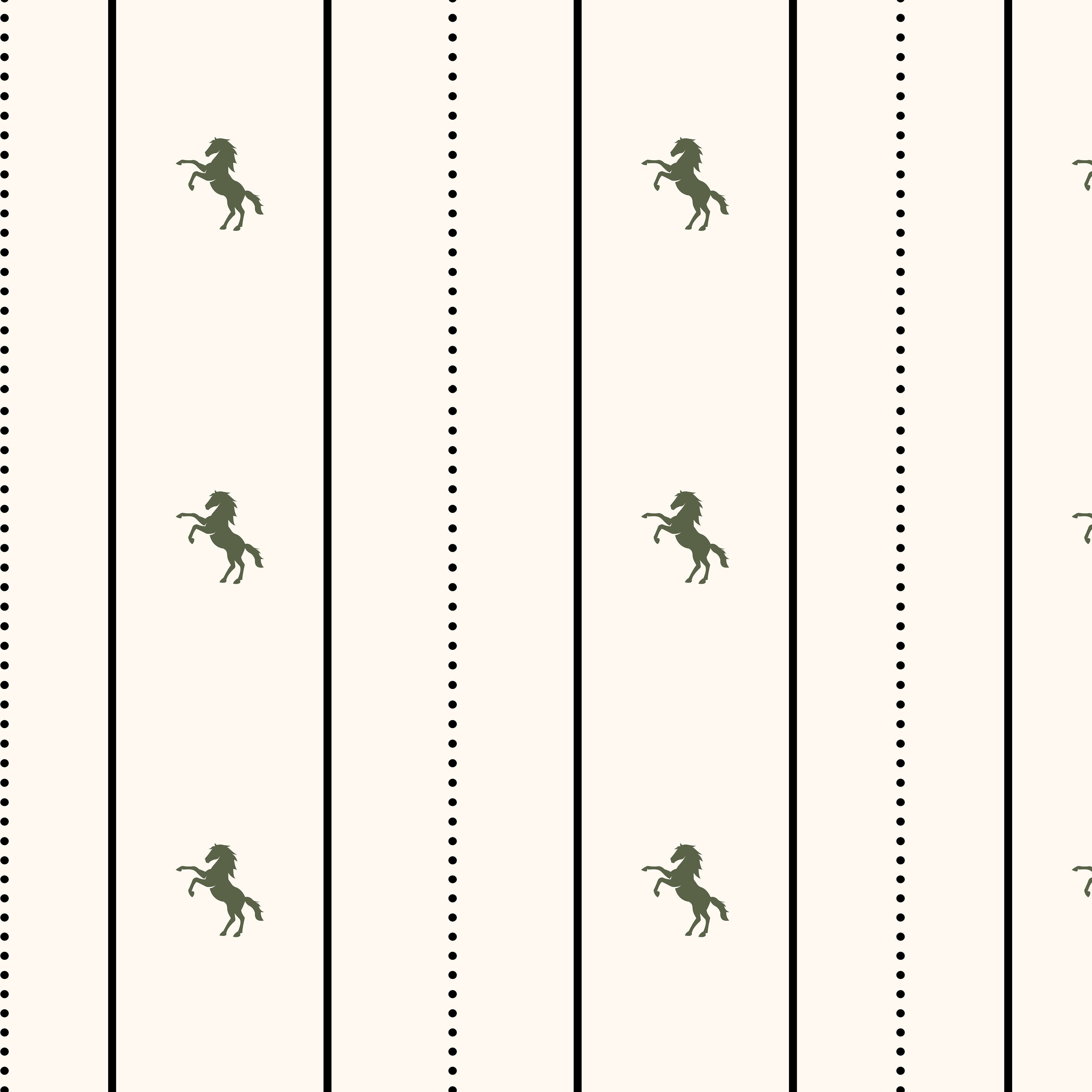 I'm Not Too Western (Green Horse) Wallpaper
