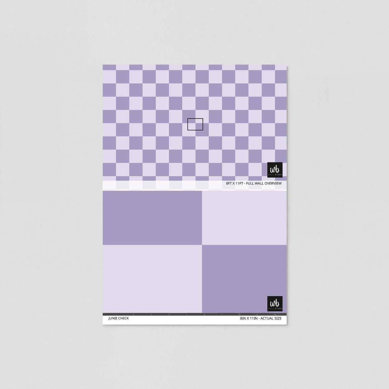 Junie Check Wallpaper