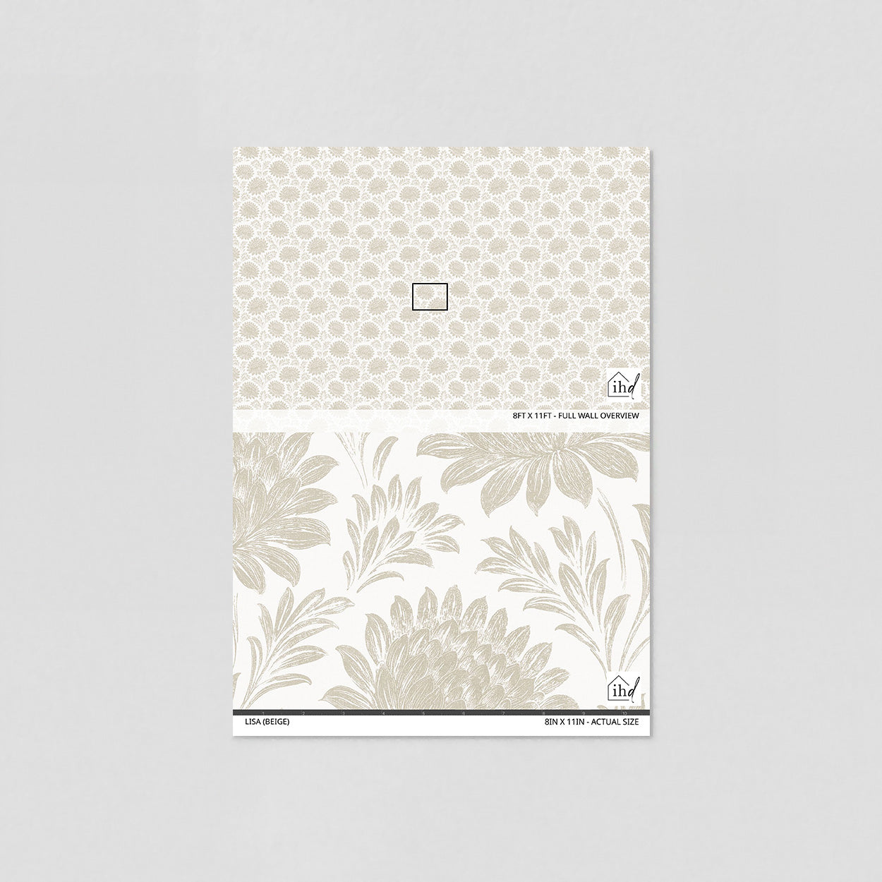 Lisa (Beige) Wallpaper