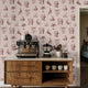 Safari Speakeasy Wallpaper - 8 FT H X 20.5 FT W LUXE sample