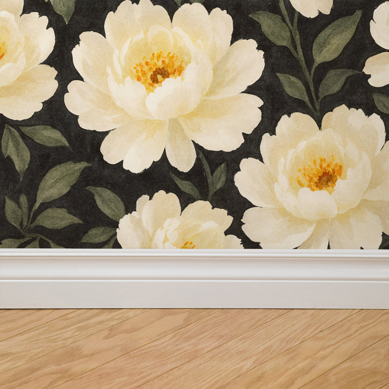 Moonlight Blooms Wallpaper