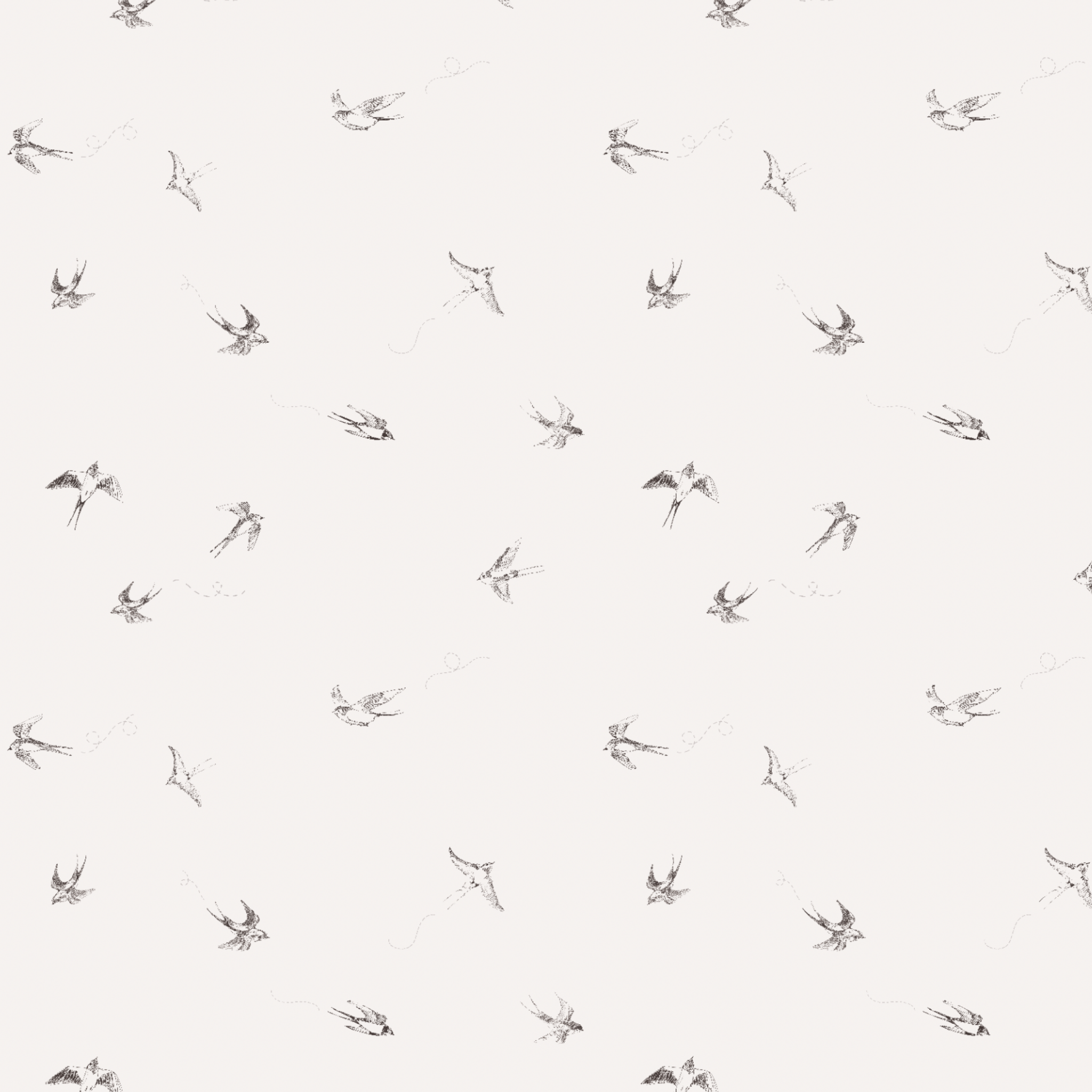 Of a Feather (Eggshell) Wallpaper