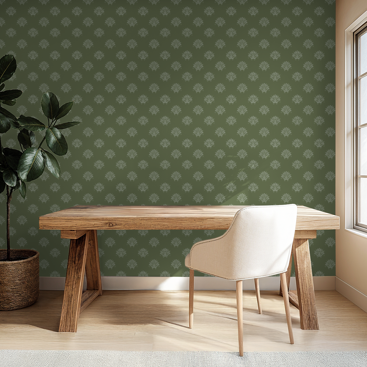 Prairie Hymn (Green) Wallpaper