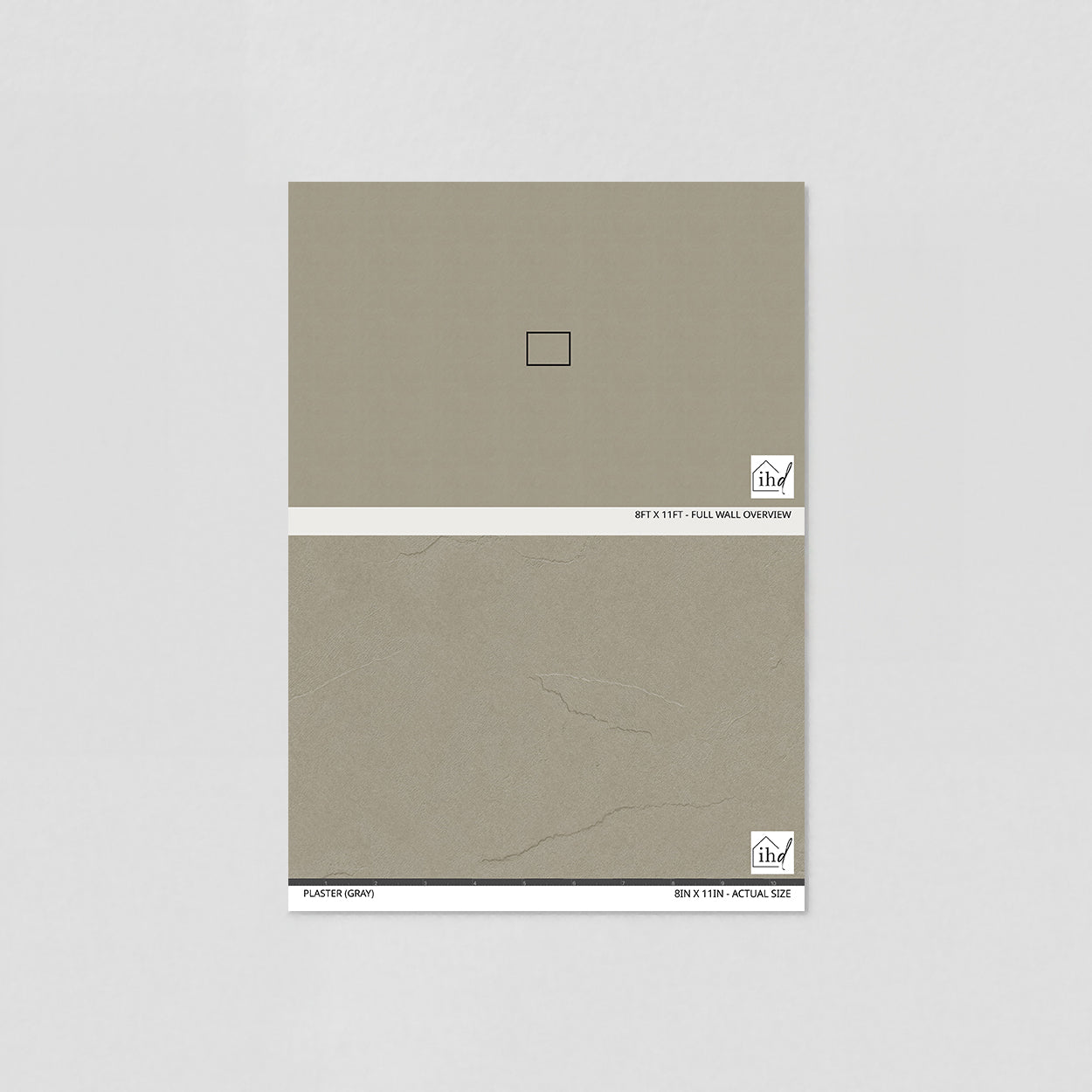 Plaster (Gray) Wallpaper