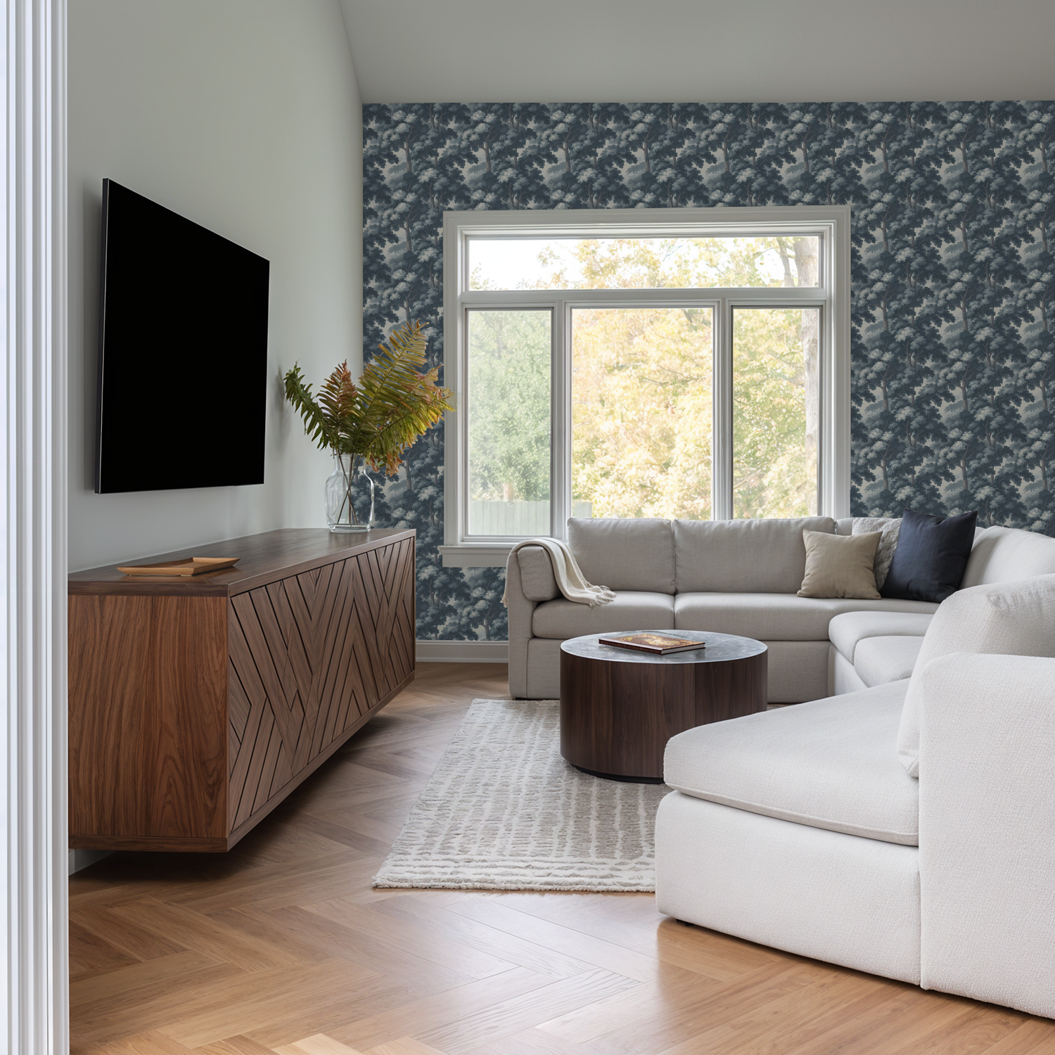 Rocco (Blue) Wallpaper