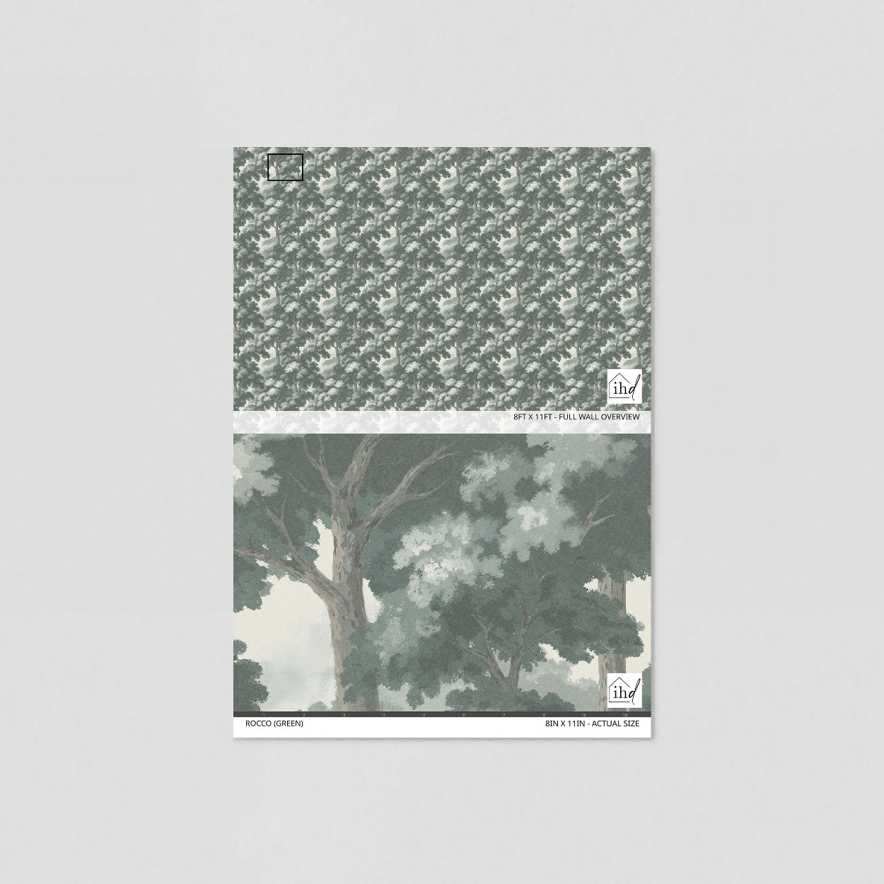 Rocco (Green) Wallpaper