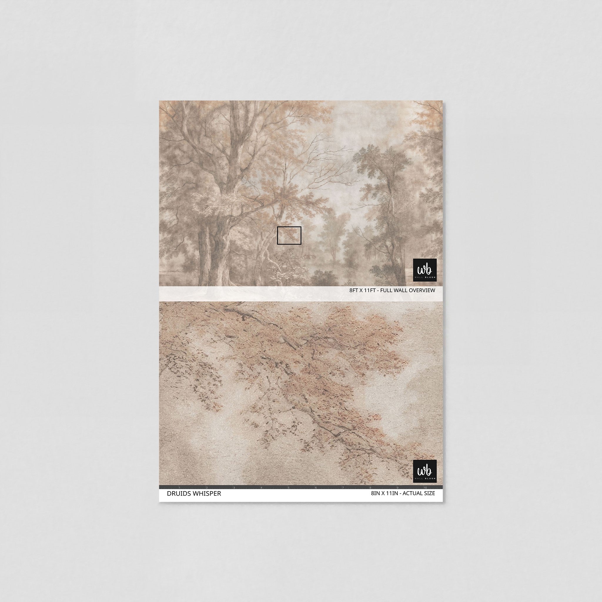 Druid's Whisper Wallpaper - 10 FT H X 12.5 FT W P&S