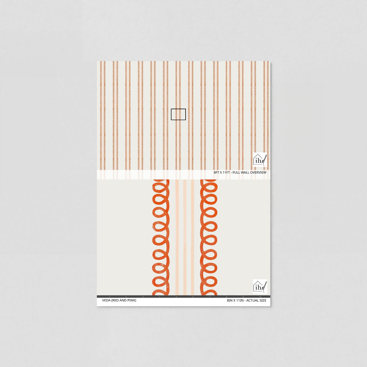 Veda (Red and Pink) Wallpaper