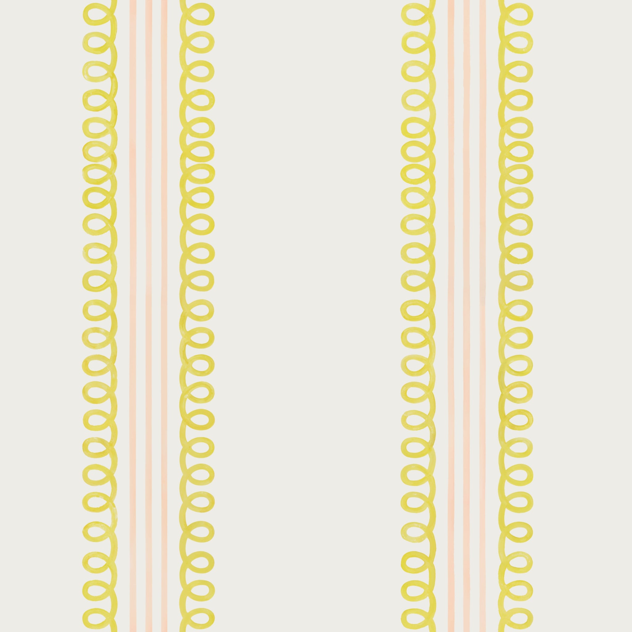 Veda (Yellow and Pink) Wallpaper