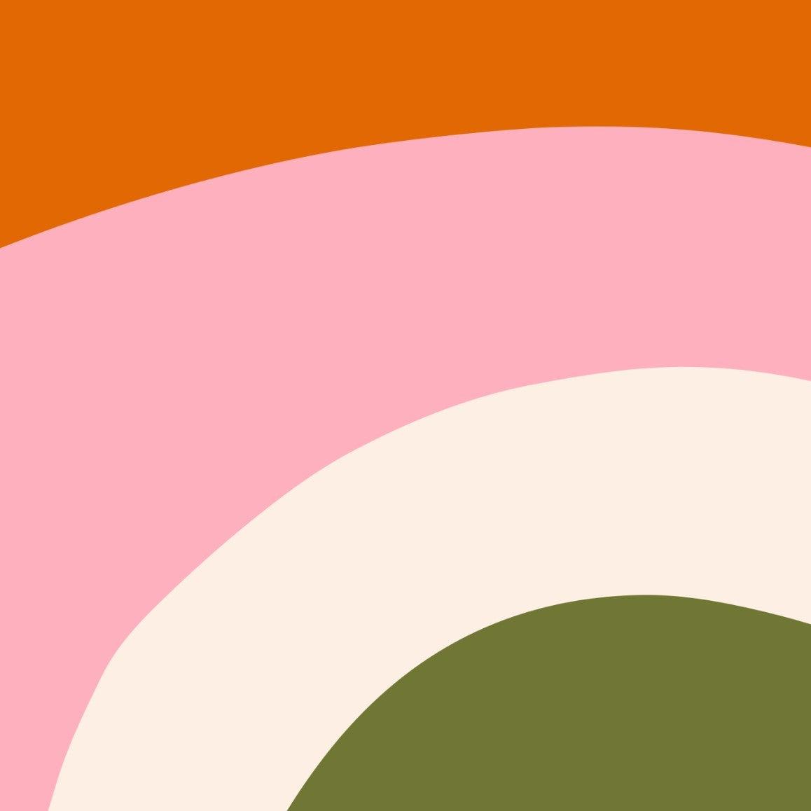 Echo Wallpaper from The Stefanie Bloom Line, geometric design in a modern living room setting