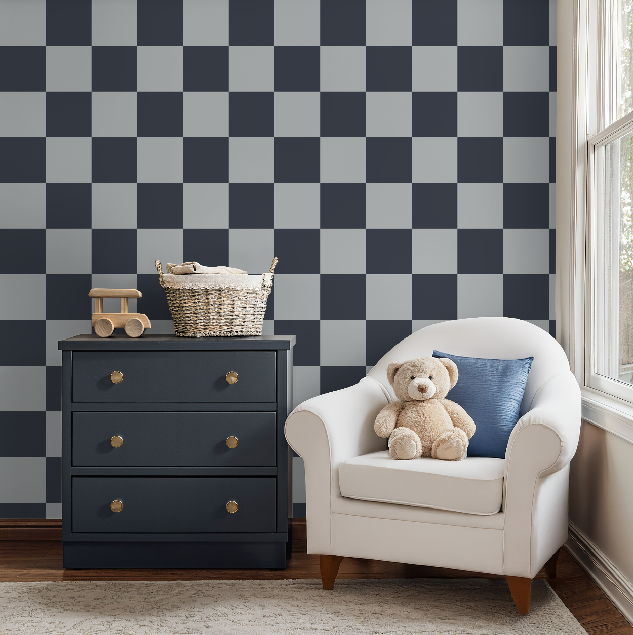 Arlo Check Wallpaper