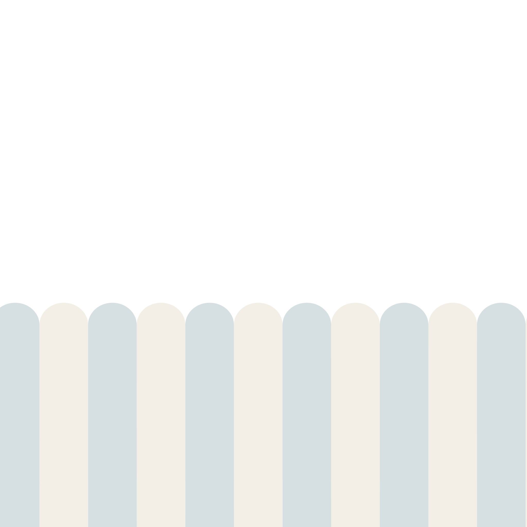 Playful Pickets (Light Blue) Wallpaper - 4 FT H X 42.75 FT W LUXE P&S