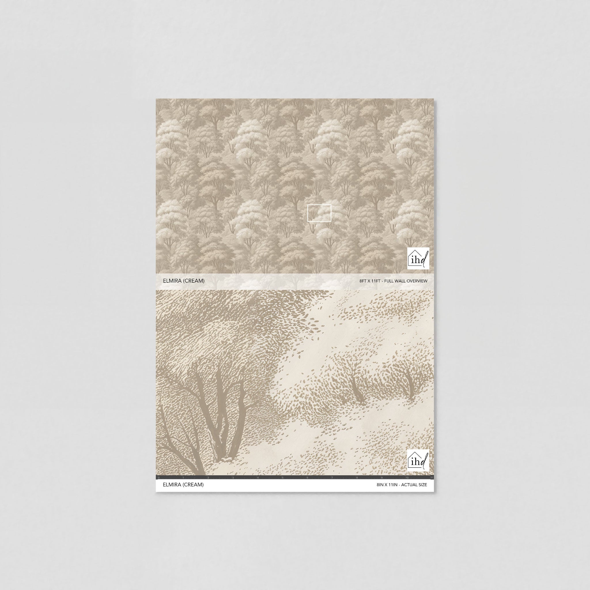 Elmira (Cream) Wallpaper