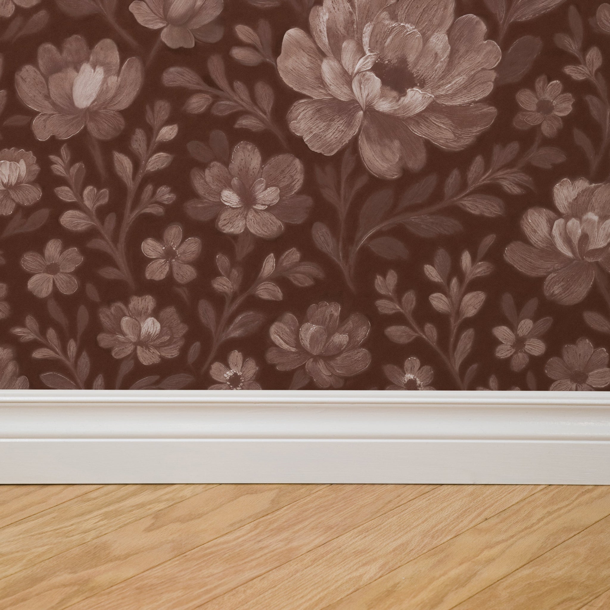 Floriola (Mauve) Wallpaper