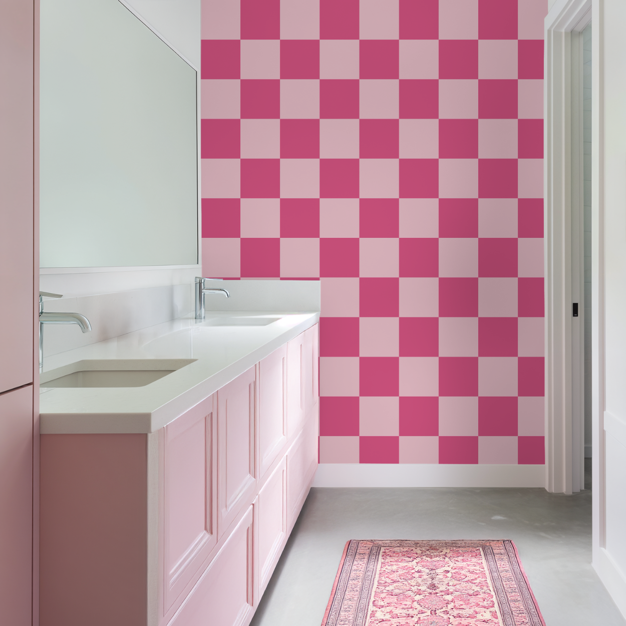 Lola Check Wallpaper