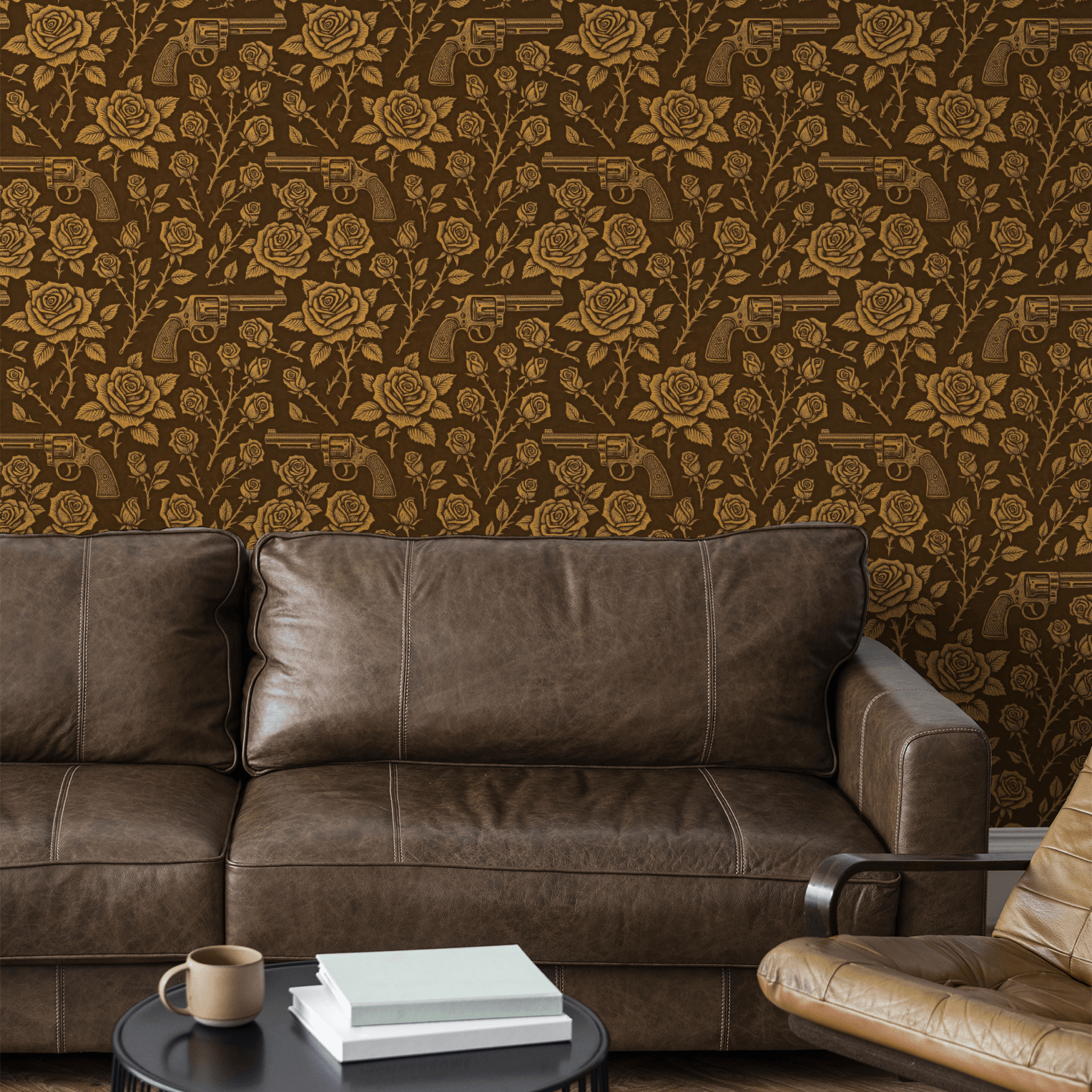 Thorns & Triggers Wallpaper - 18 FT H X 7.9 FT W LUXE P&S