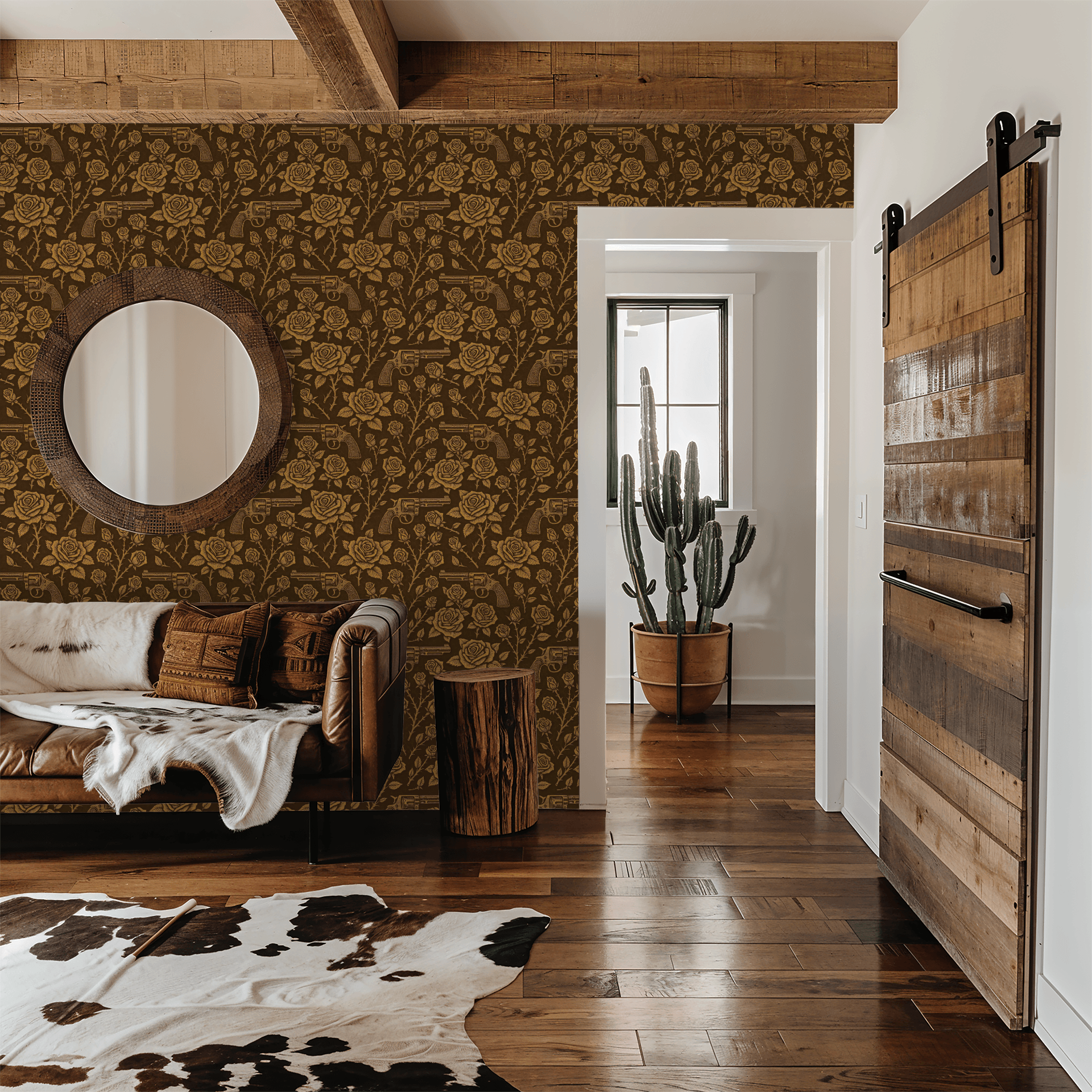 Thorns & Triggers Wallpaper - 18 FT H X 7.9 FT W LUXE P&S