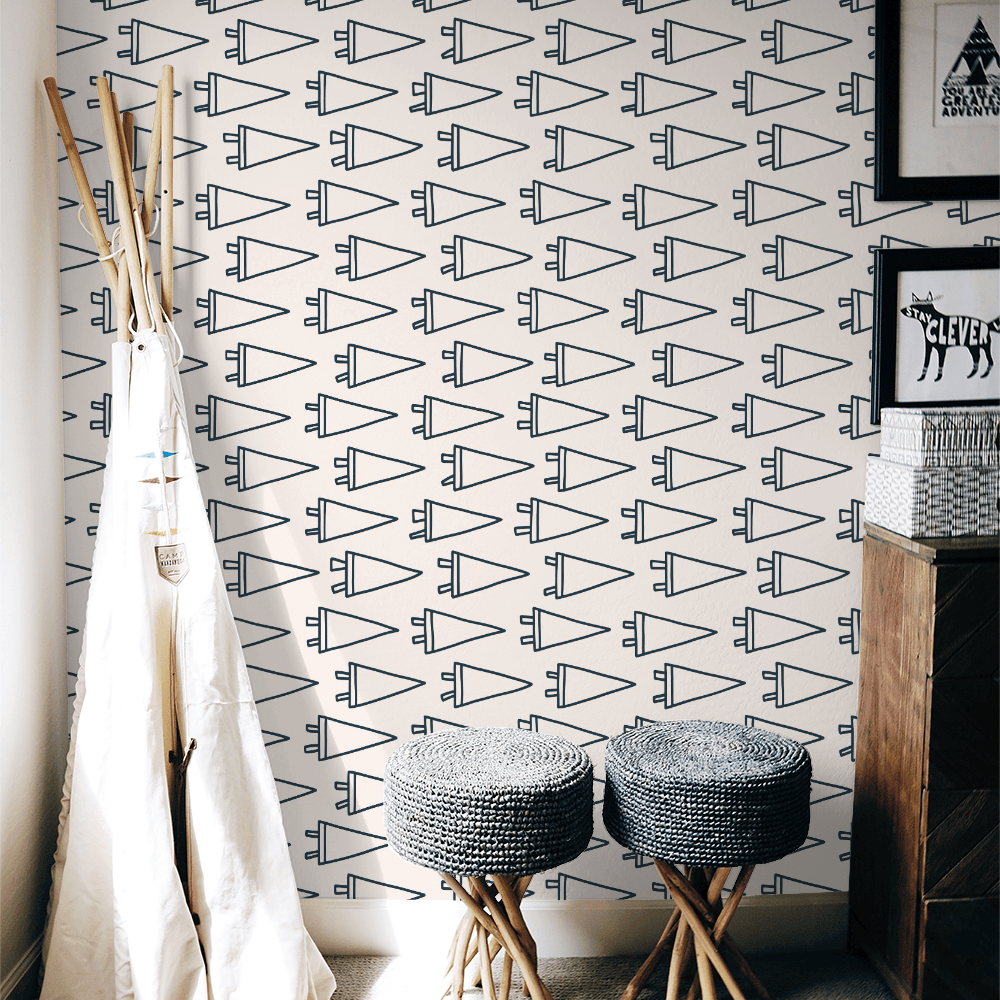 Game Day Pennants Wallpaper