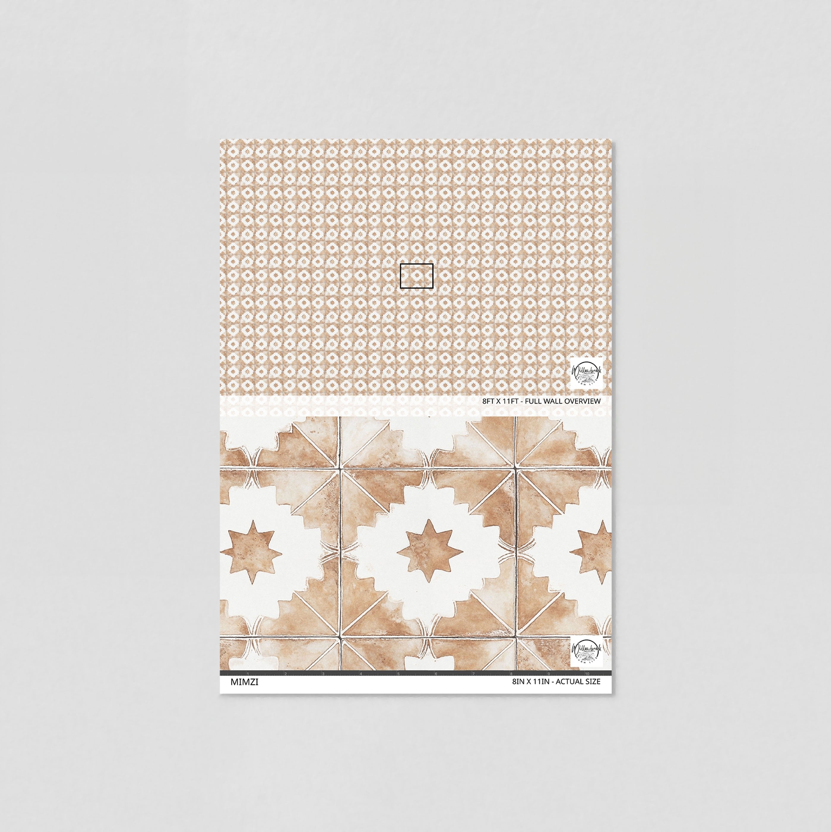 Mimzi Wallpaper - 6 FT H X 14.25 FT W LUXE