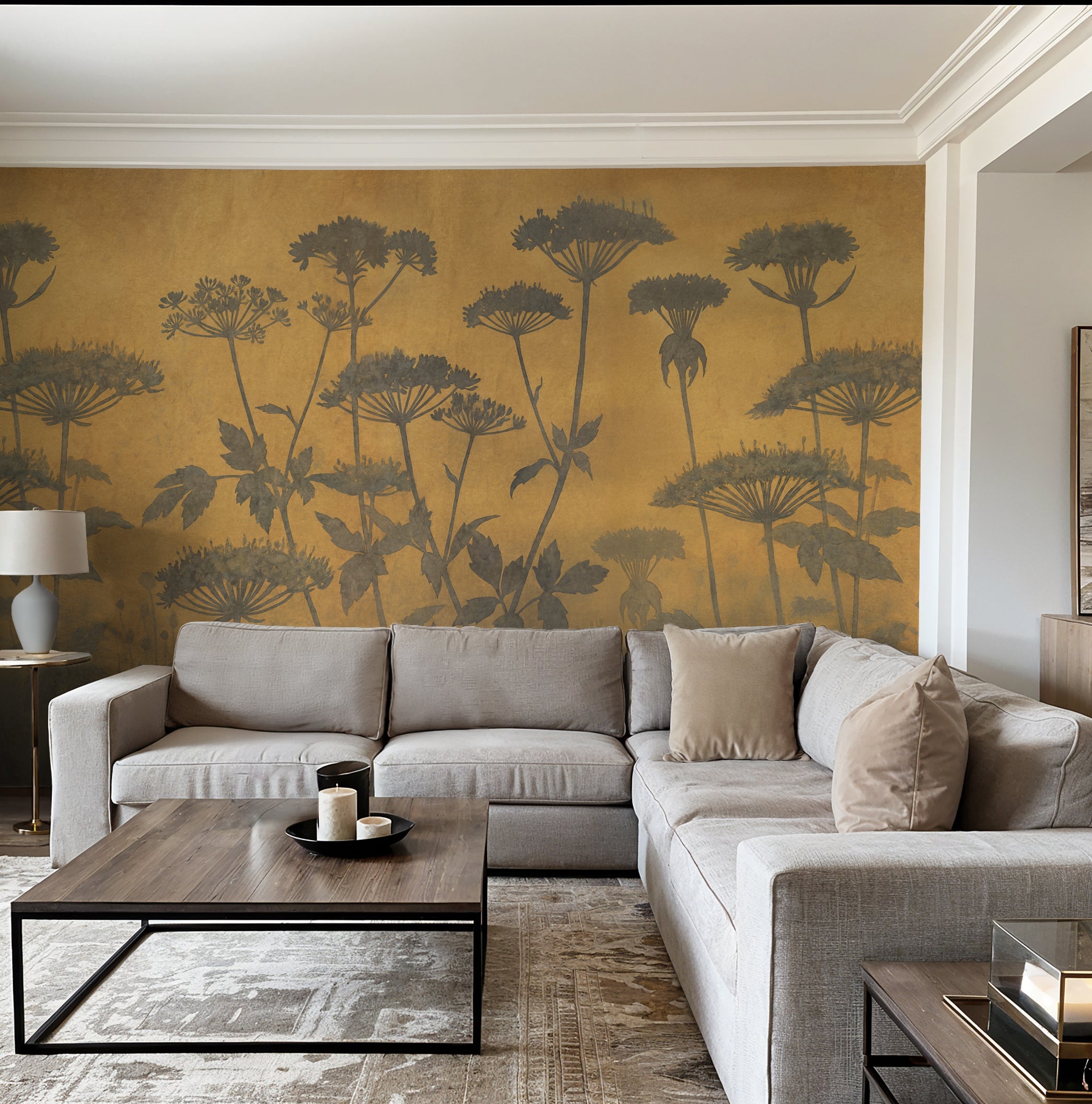 Ember Moors Wallpaper - 8 FT H X 24 FT W Traditional