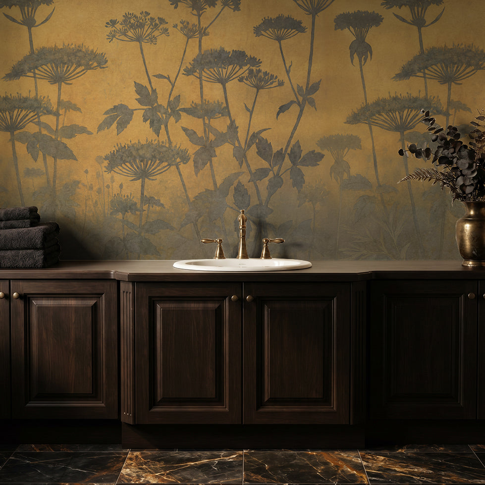Ember Moors Wallpaper - 8 FT H X 24 FT W Traditional