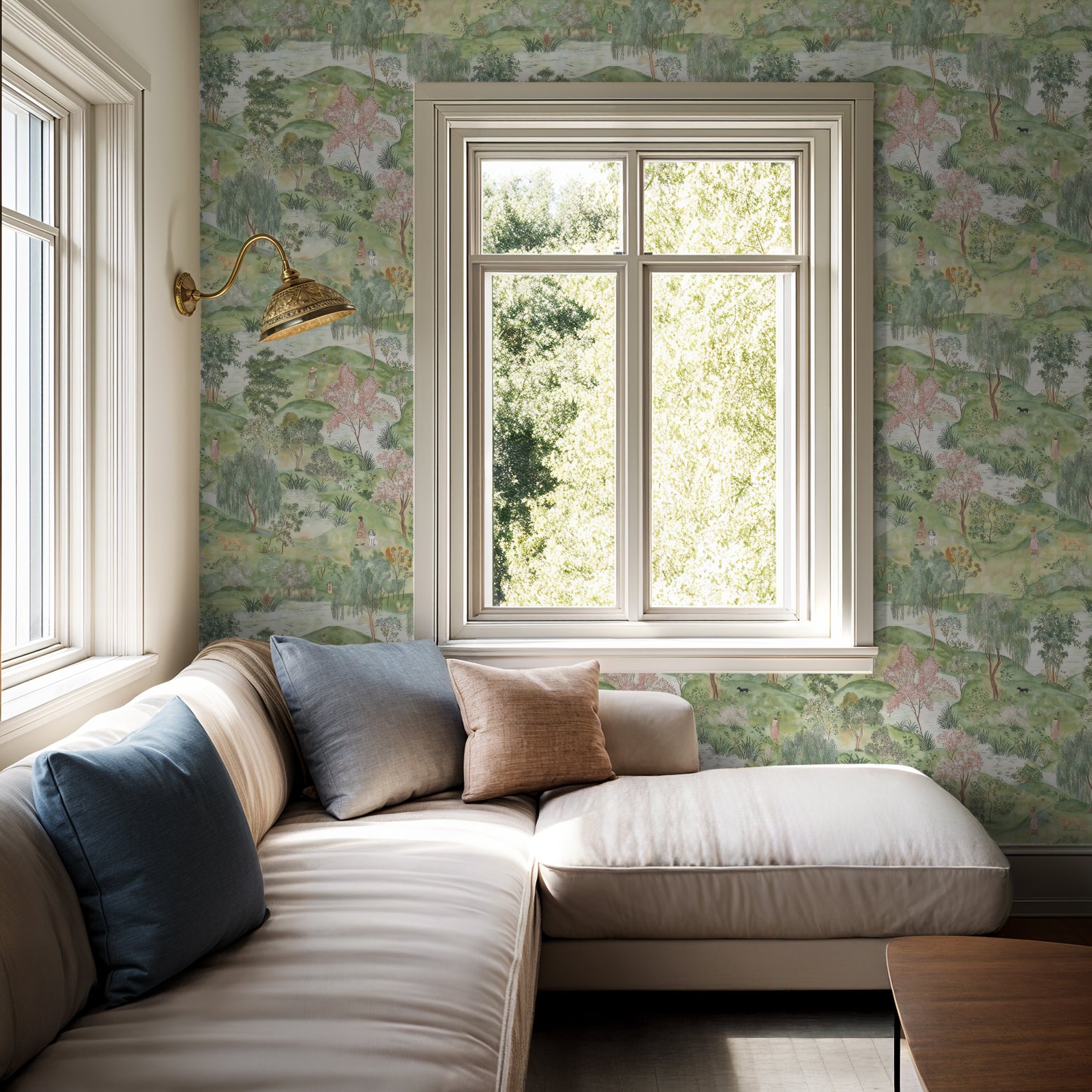 Penny's Park Wallpaper - 8 FT H X 14.25 FT W LUXE P&S