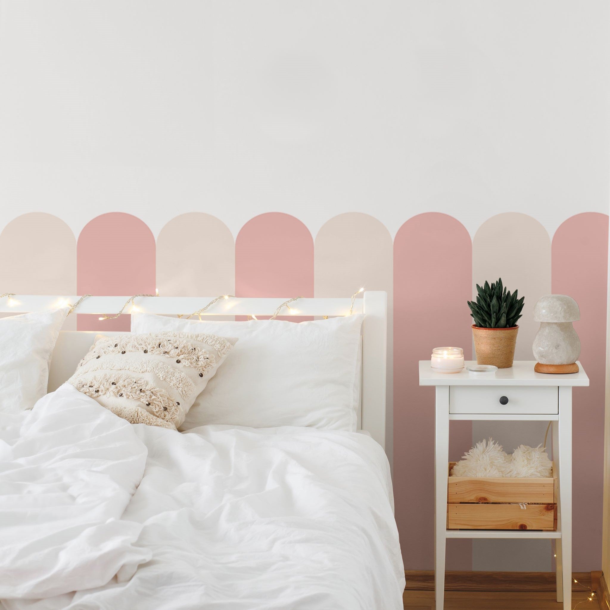 Playful Pickets (Pink) Wallpaper - 2 FT H X 15.8 FT W P&S