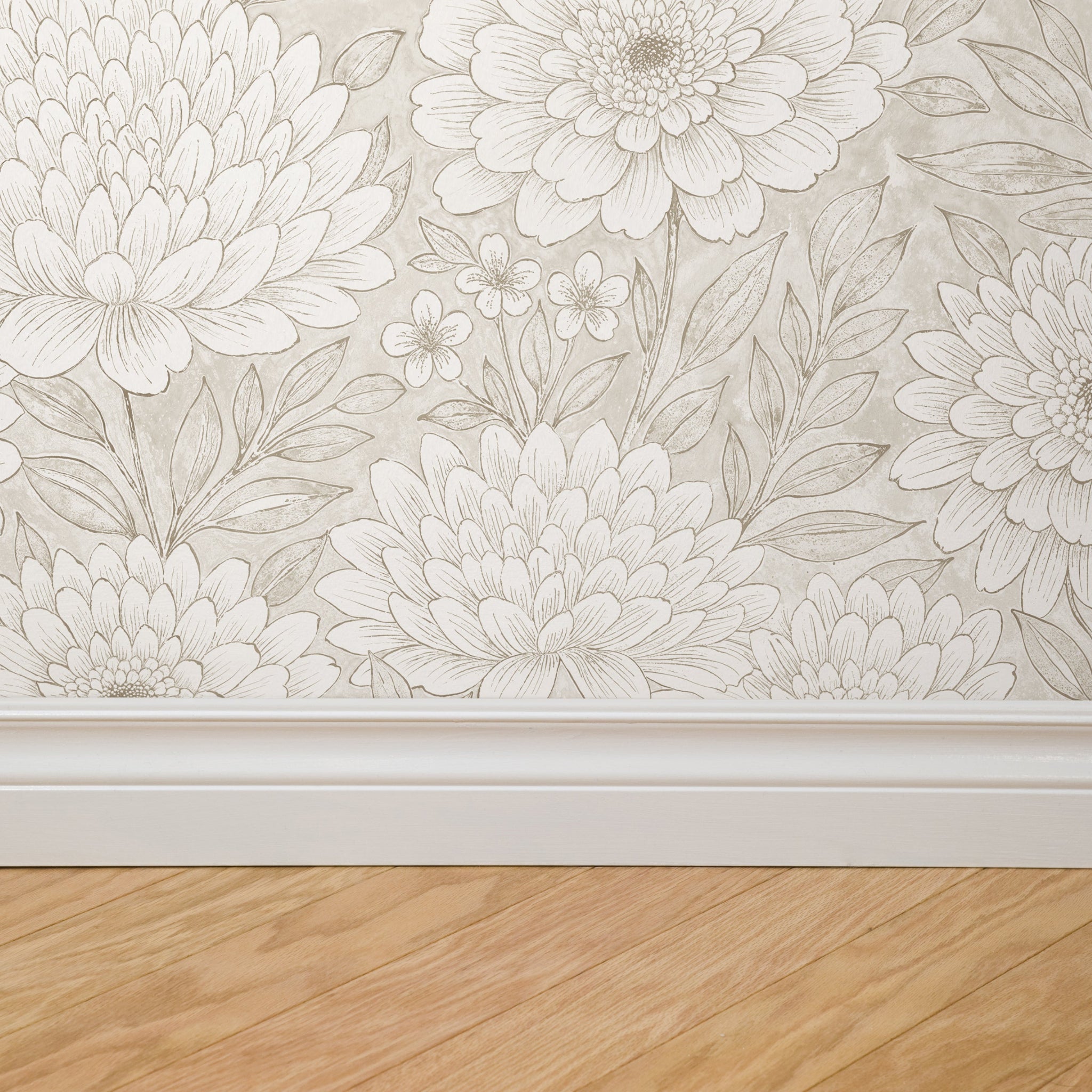 Samantha (Cream) Wallpaper