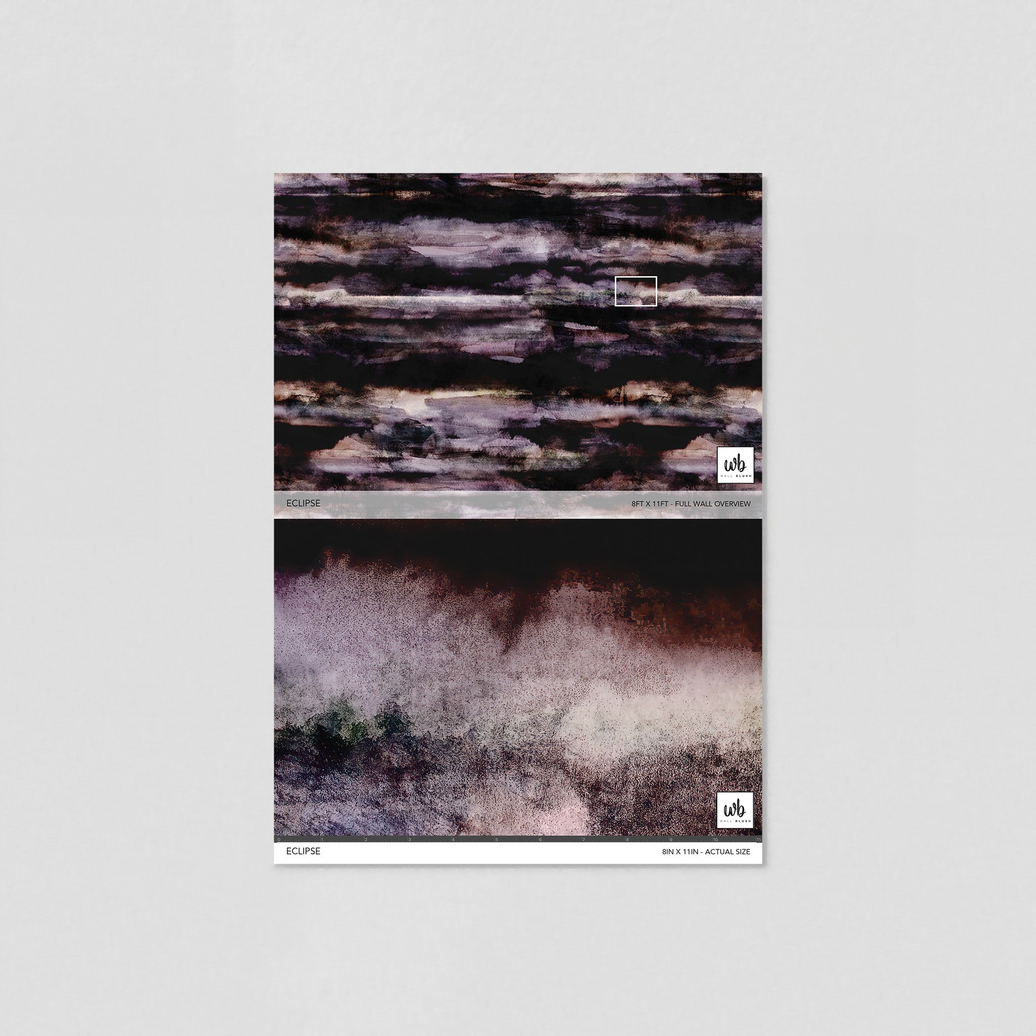 Eclipse Wallpaper by Wall Blush in styled room setting, showcasing the detailed texture focused on the wall.