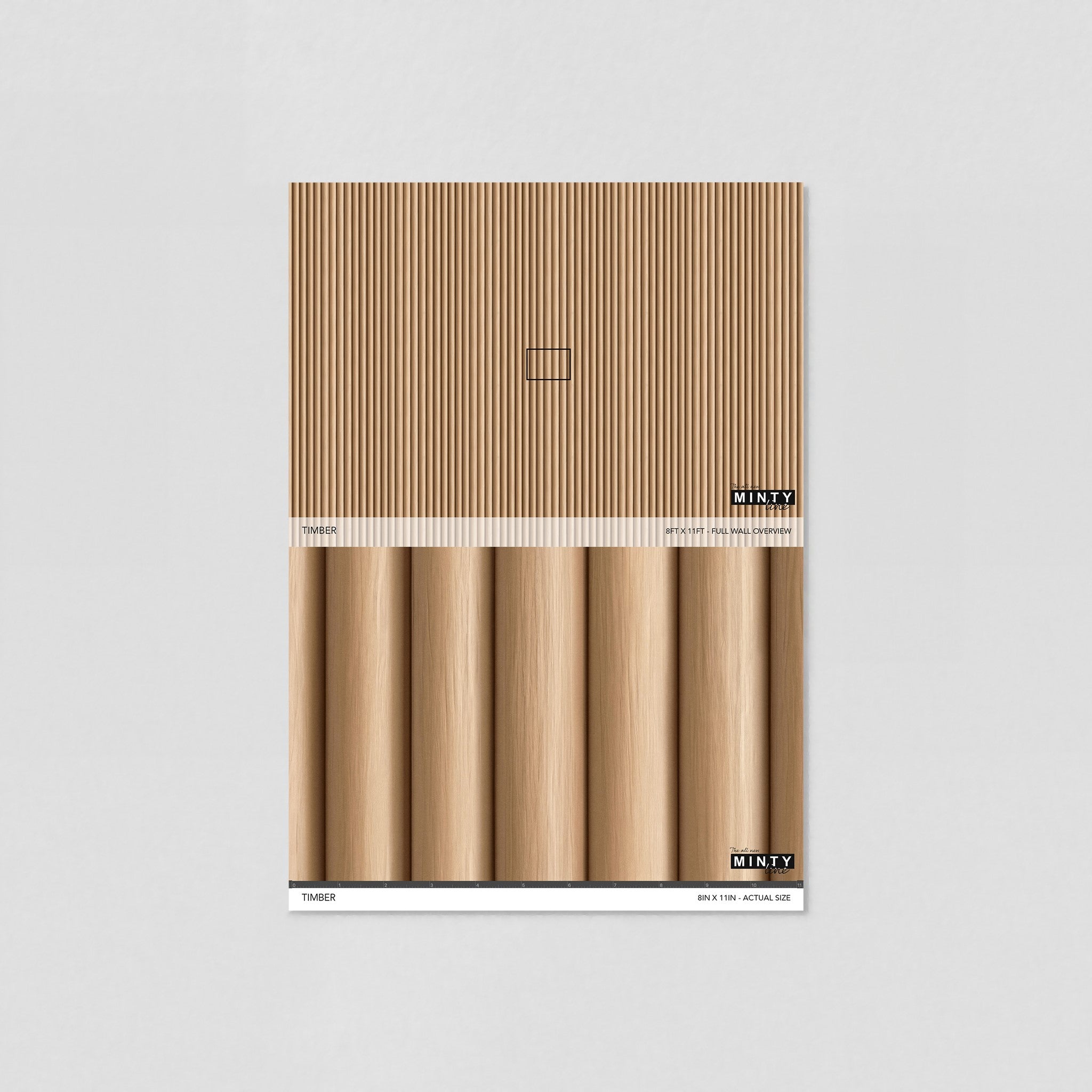 Timber Wallpaper - 10 FT H X 10 FT W Peel and Stick
