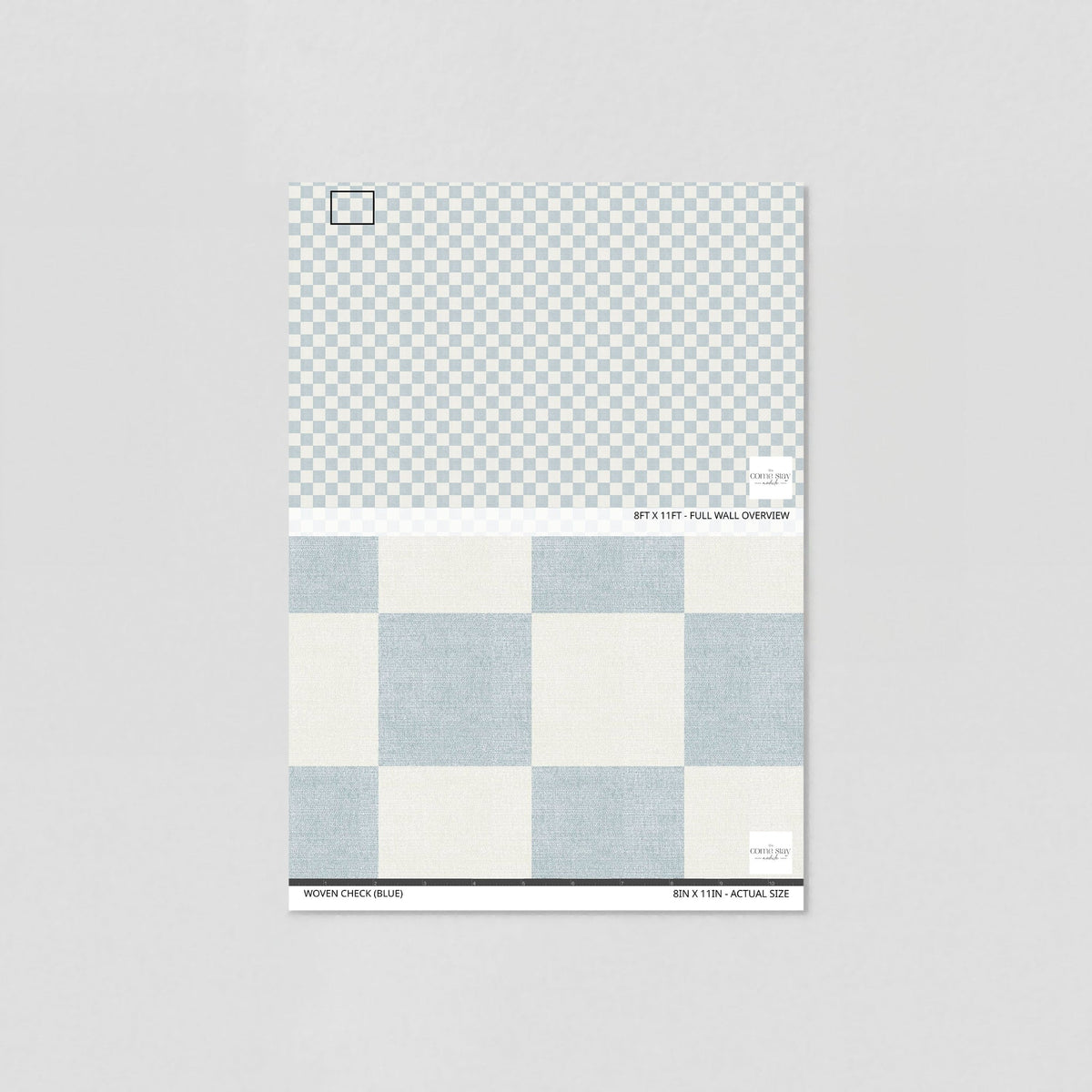 Woven Check (Blue) Wallpaper wallpaper photo 6