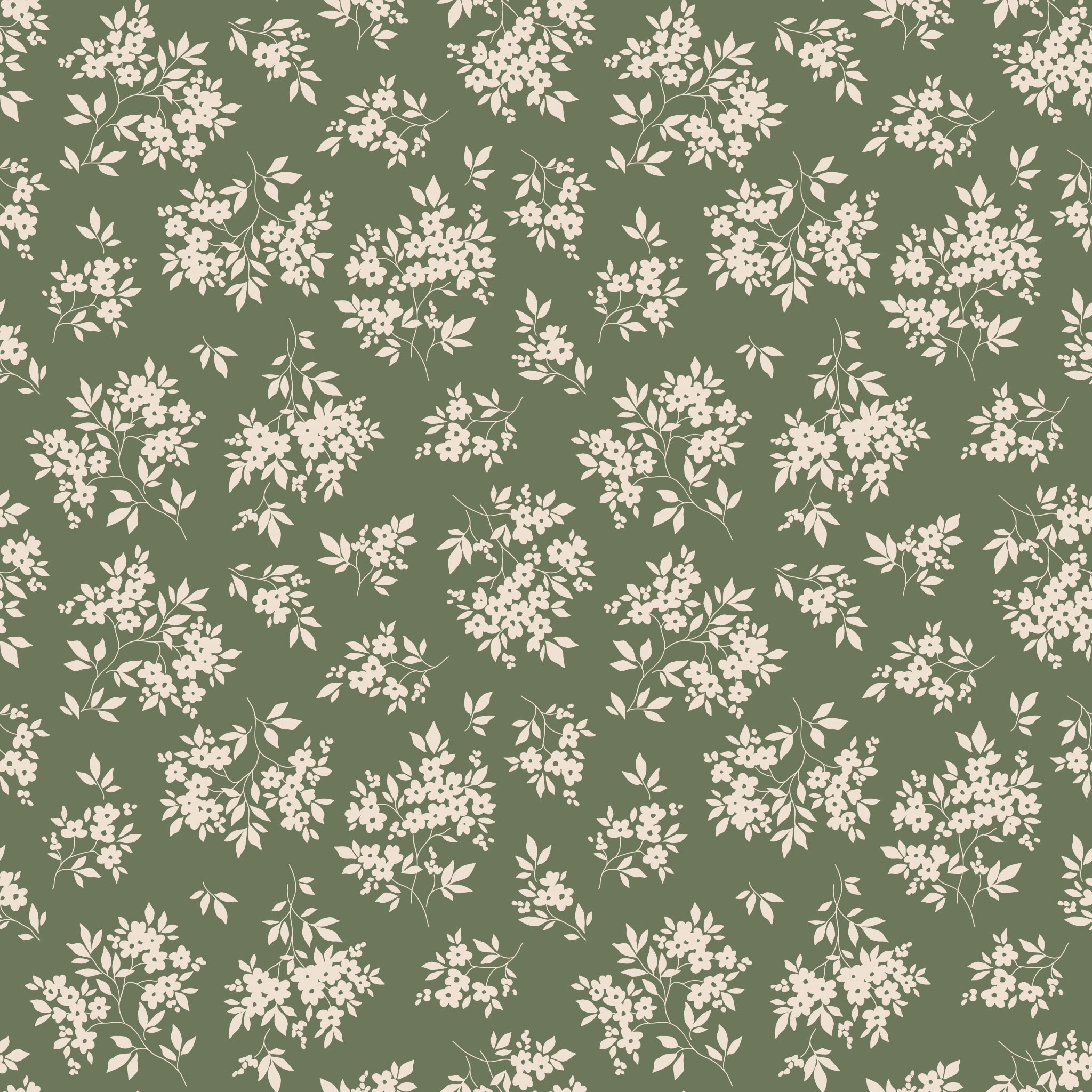 "Wall Blush's Kingston Wallpaper with floral pattern in a stylish living room, highlighting the elegance of the space."